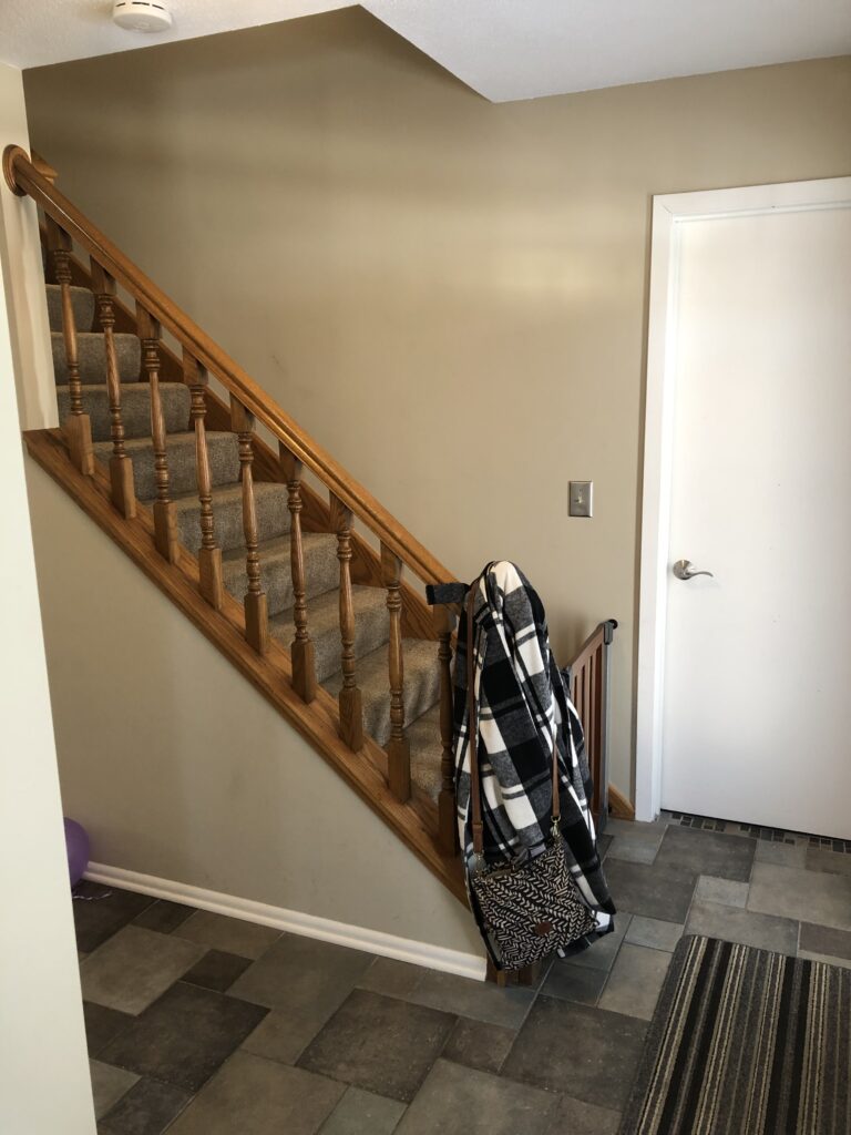 Before Picture of Stair Case